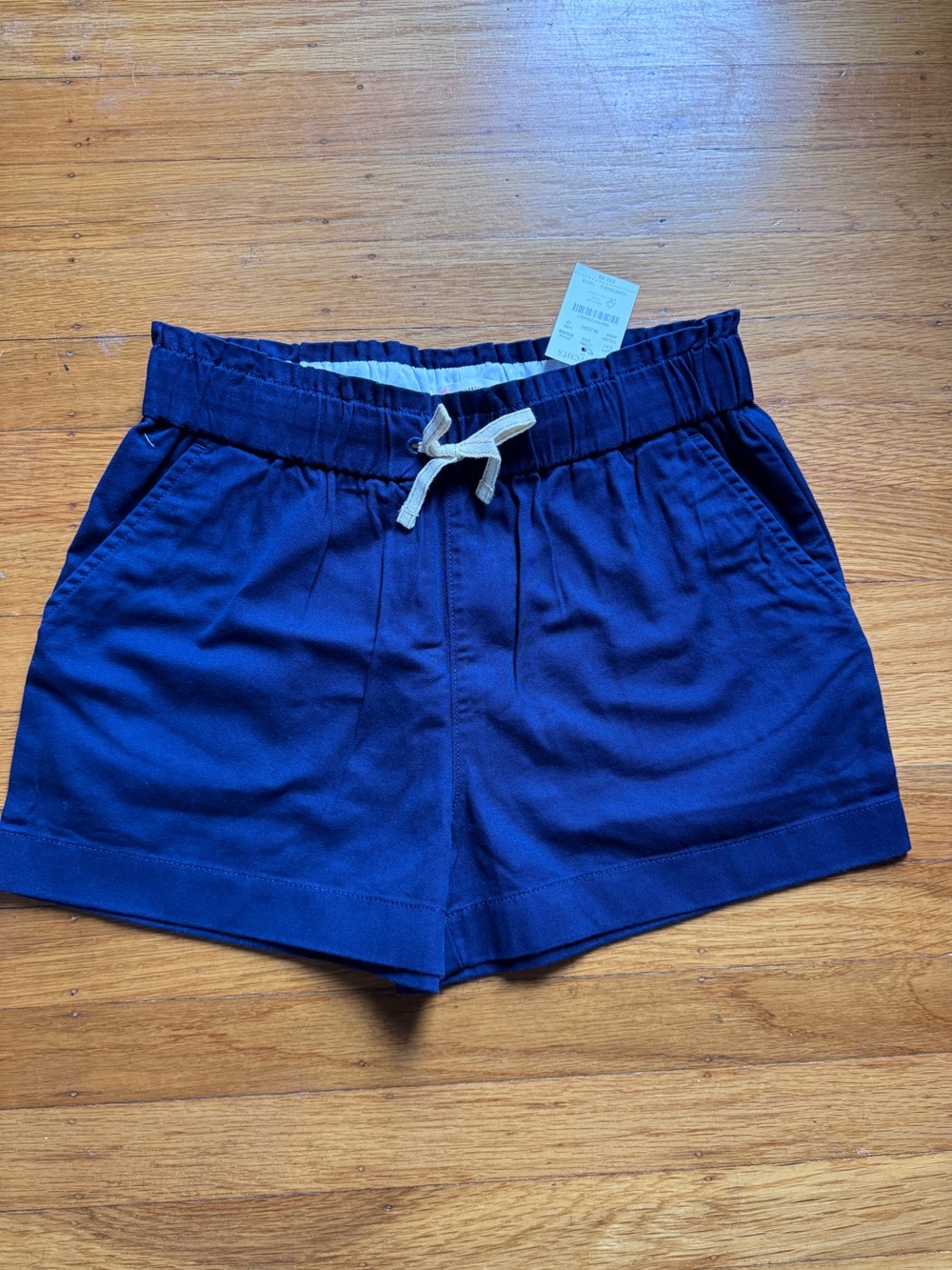 Crewcuts / Navy twill shorts